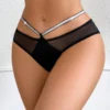 SHEIN Stretchy Elastic Metallic Threading Alluring Women Briefs