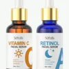 SHEIN Sefralls 60ml Skincare Face Serum Set - Vitamin C Serum For Radiance, Retinol