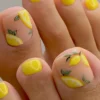 SHEIN Square Nail Art Matte Foot Nail Stickers