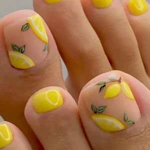SHEIN Square Nail Art Matte Foot Nail Stickers