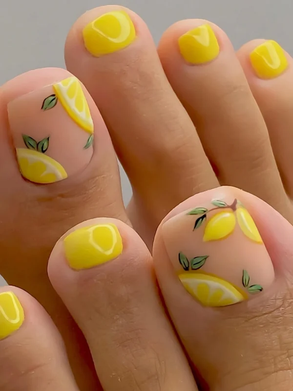 SHEIN Square Nail Art Matte Foot Nail Stickers