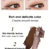 SHEIN Waterproof Eyebrow Powder & Brush, Two Colors Long-Lasting Eyebrow