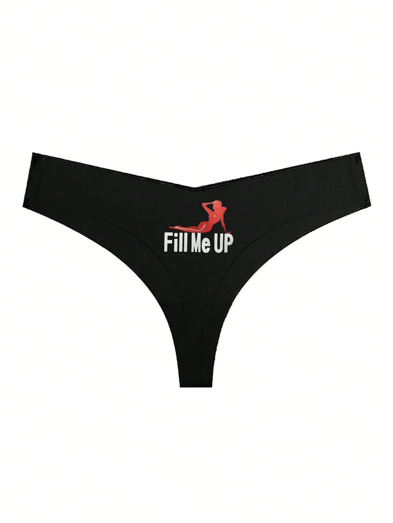 SHEIN Women's Sexy Soft Comfortable Printed Thong Panties