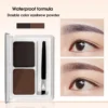 SHEIN Waterproof Eyebrow Powder & Brush