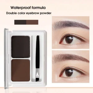 SHEIN Waterproof Eyebrow Powder & Brush