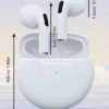 SHEIN Mini Wireless Stereo Earphones Touch Control Noise