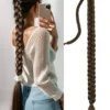 SHEIN Multiple Sizes Of DIY Ponytails With Hair Tie Featuring