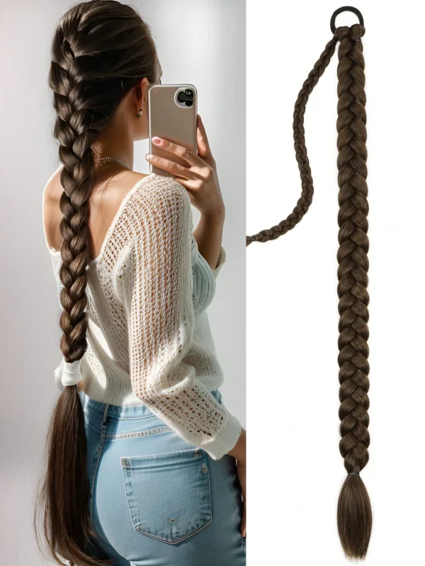 SHEIN Multiple Sizes Of DIY Ponytails With Hair Tie Featuring