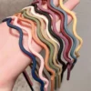 SHEIN 11pcs Women's New Fashion Wave Texture Narrow Hair Hoop, Hairbands