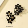 SHEIN Fashion Flower Earrings