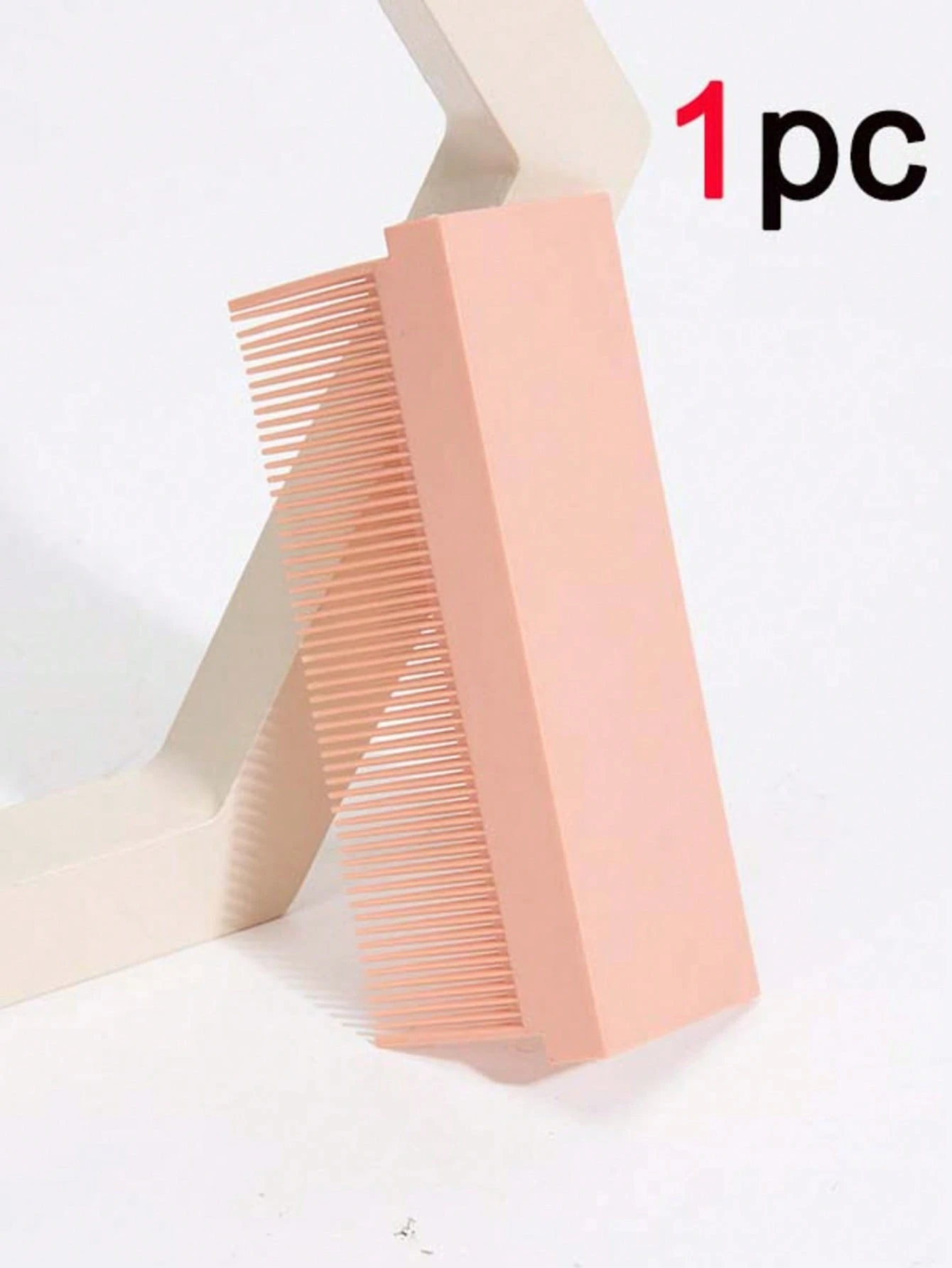 SHEIN Ceramic Straightening Comb Tool, High-Temperature Styling Flat Iron Comb With Self-Adhesive Hair