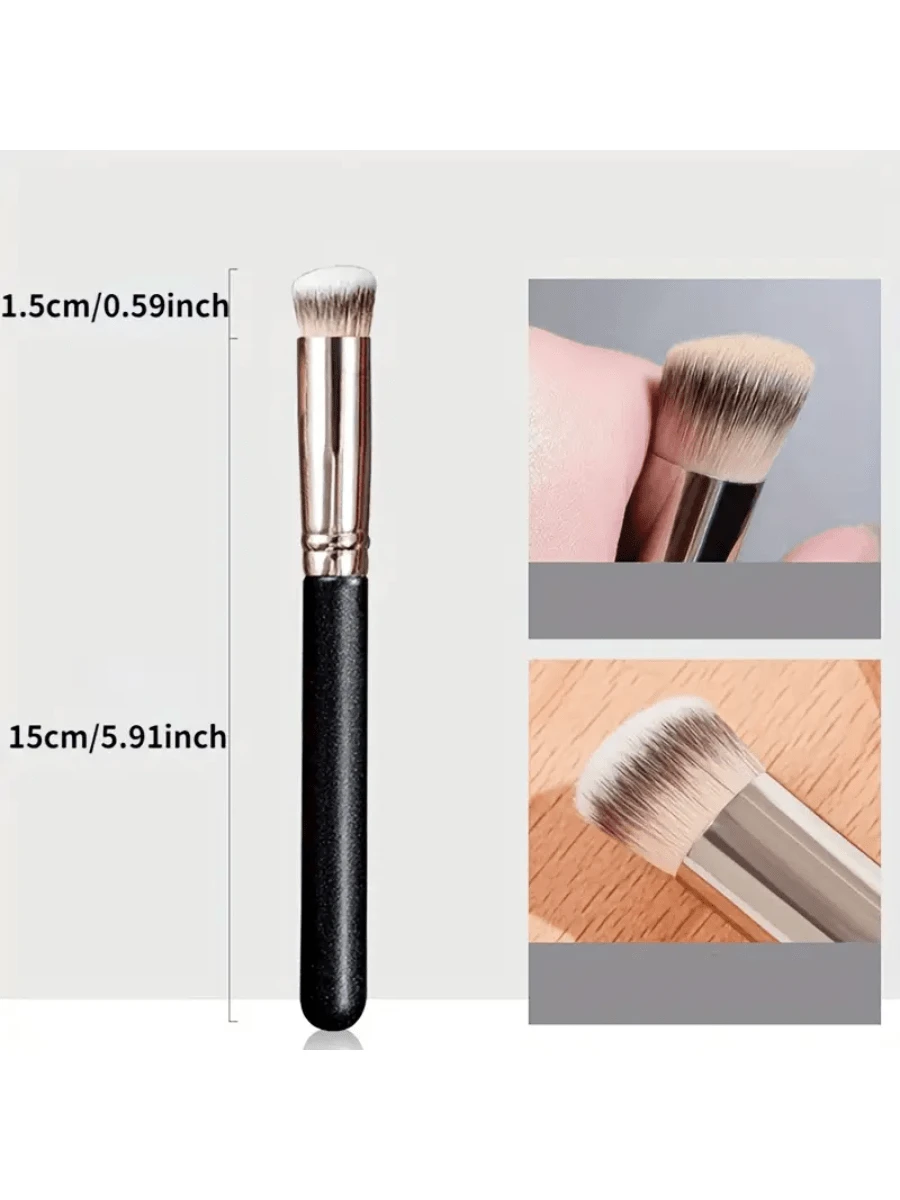 SHEIN Concealer Brush, High-Quality Nose Contour Kabuki Blush Brush