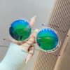 SHEIN Fashionable Oversized Round Frame Glasses