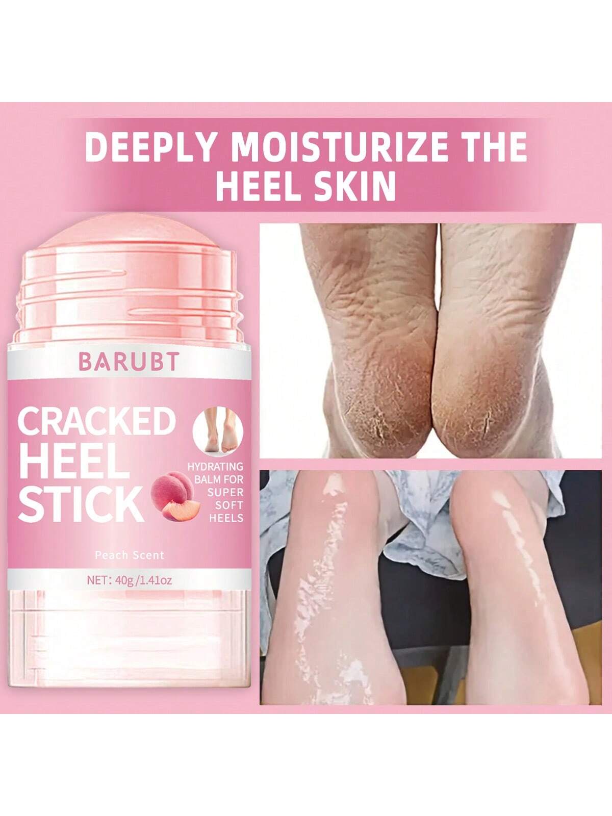 SHEIN BARUBT 40g Peach-Scented Foot Cream