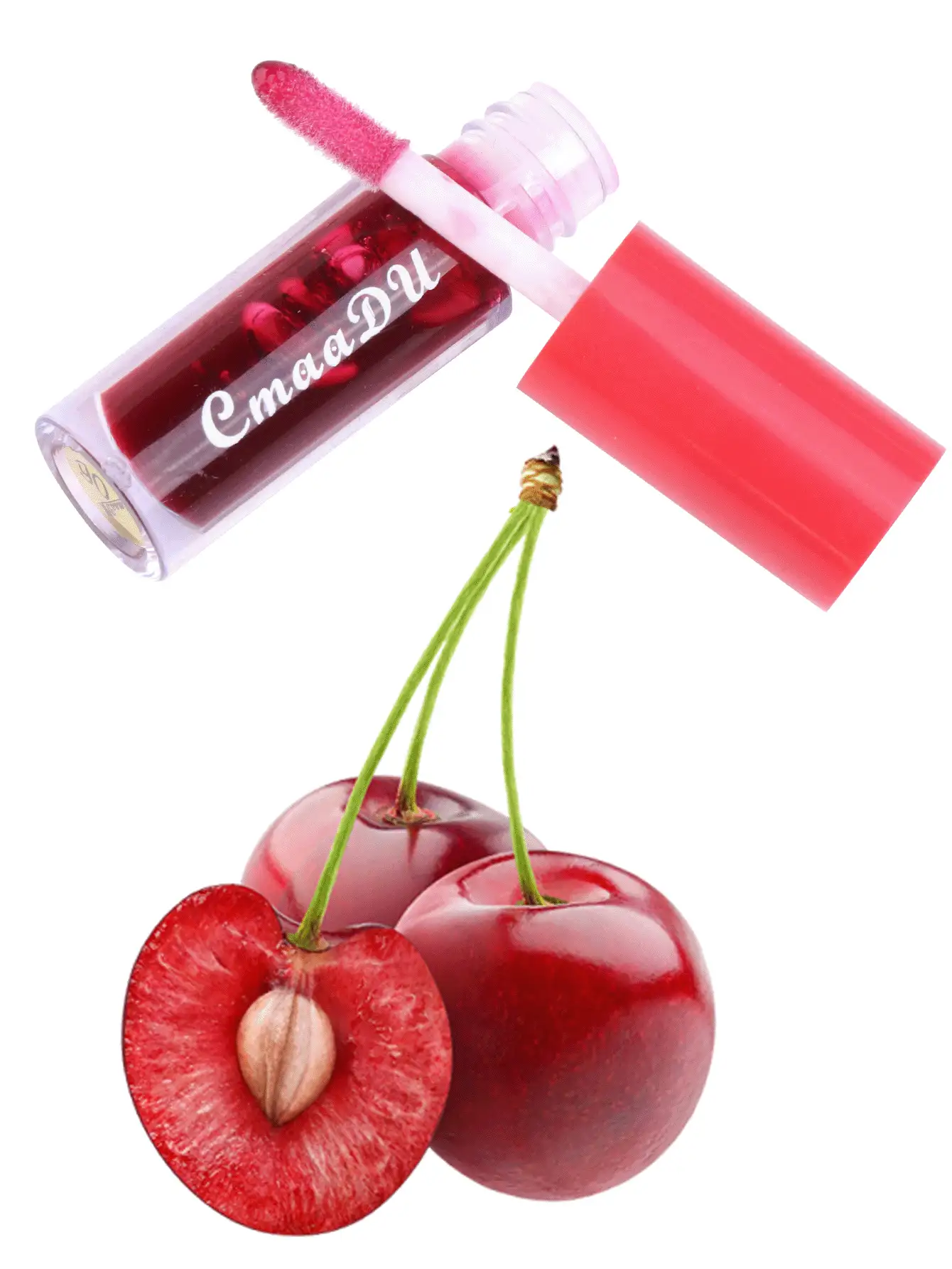 SHEIN CmaaDu CmaaDu Fruit Flavor Color Changing Lip Glaze