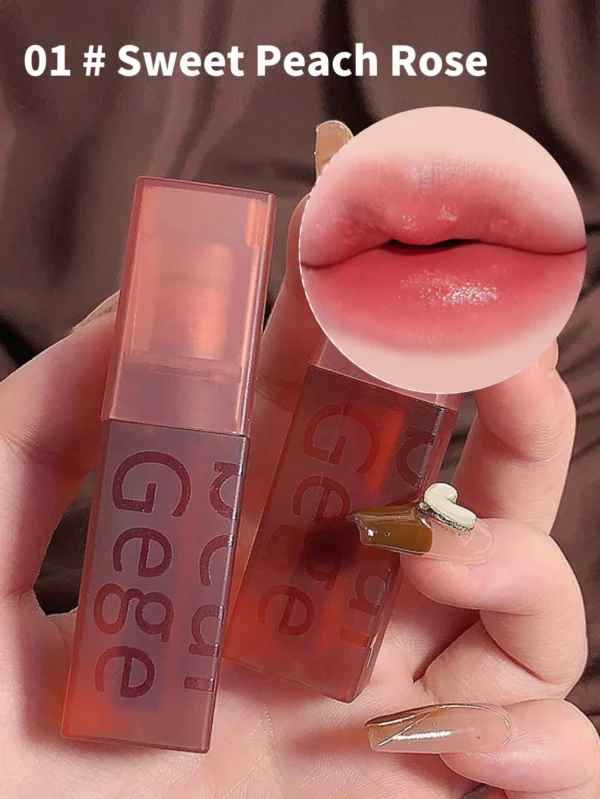 SHEIN Gege Bear Liquid Lipcolor,Glossy Lip Gloss, Long-lasting Waterproof