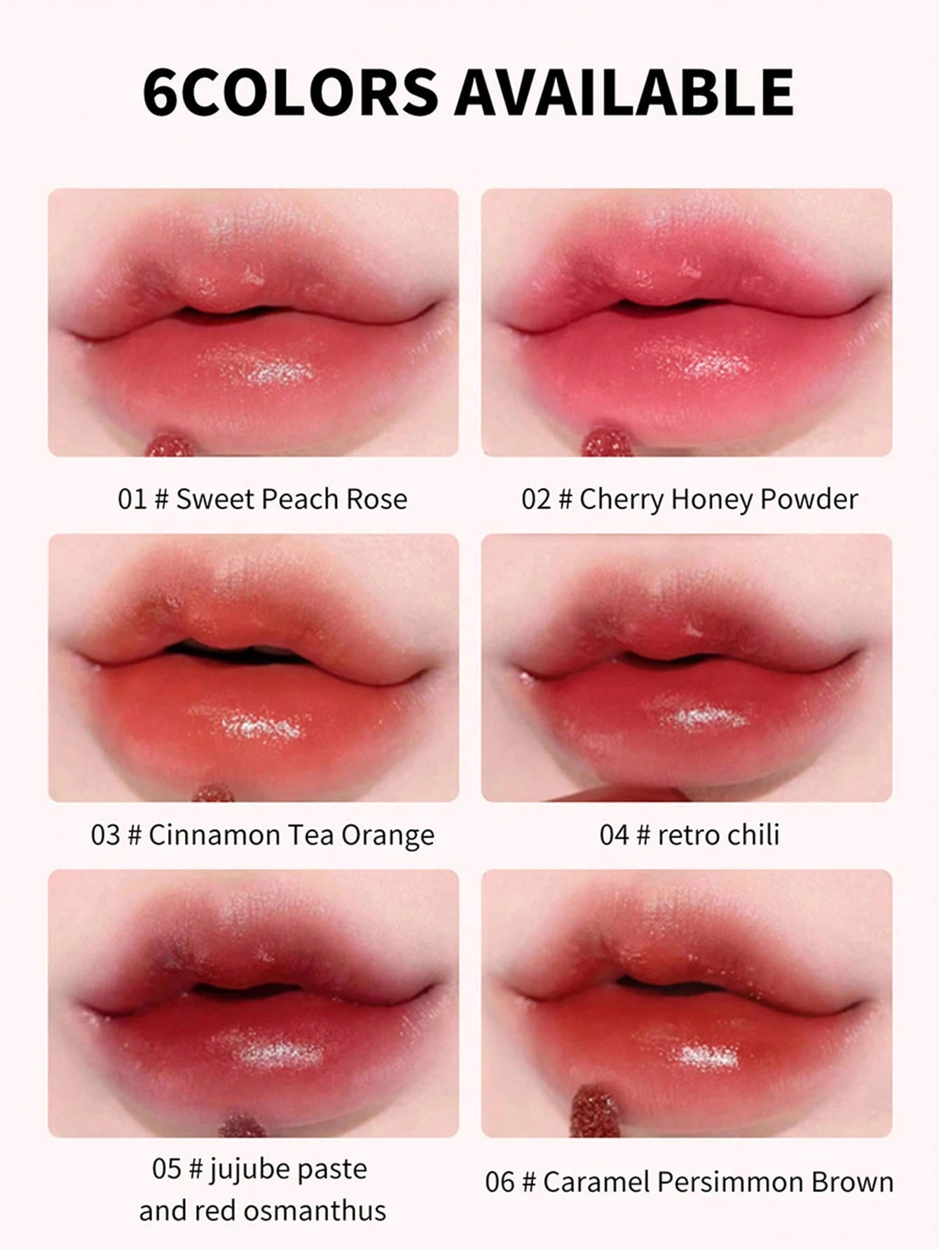 SHEIN Gege Bear Liquid Lipcolor,Glossy Lip Gloss, Long-lasting Waterproof