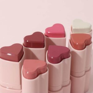 SHEIN HECI BEAUTY 3-In-1 Heart Shaped Cream Blush Stick