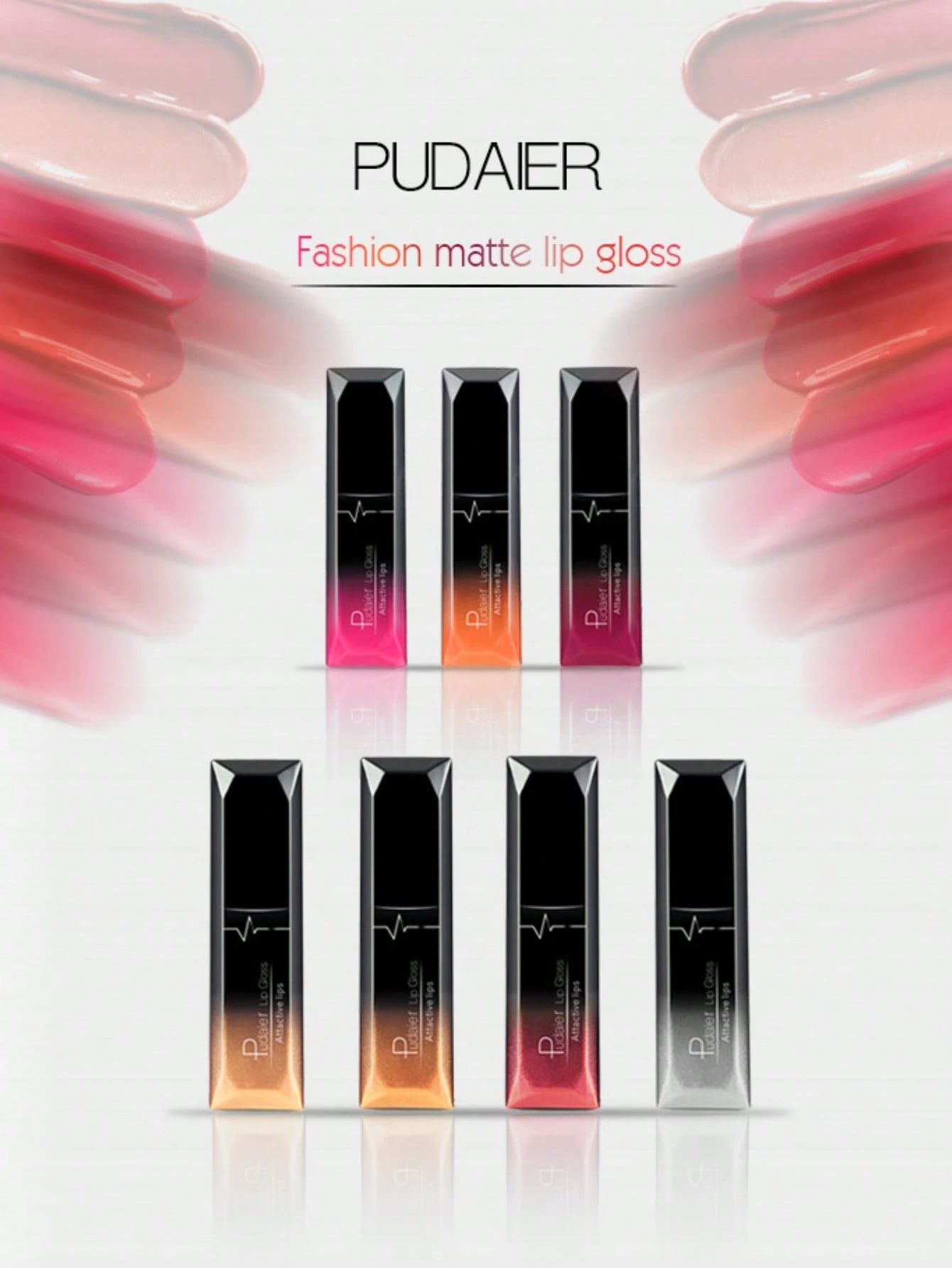 SHEIN Pudaier Matte Mist Liquid Lipstick,Long-Wearing Matte Lip Gloss