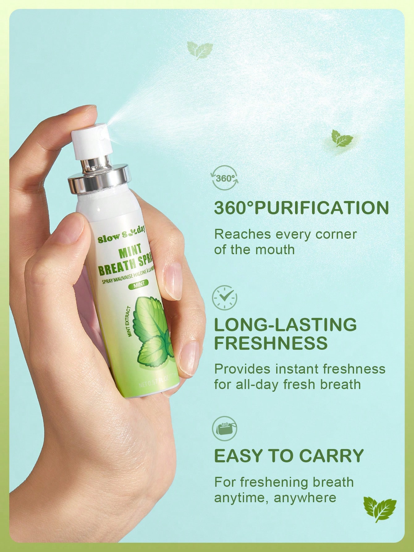 SlowSunday Mint Breath Spray
