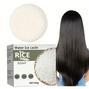 SHEIN Water ice levin 1pc Rice Oil-Control Handmade Shampoo Soap & Conditioner