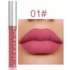 SHEIN Waterproof Matte Lip Gloss,Smooth Lip Color