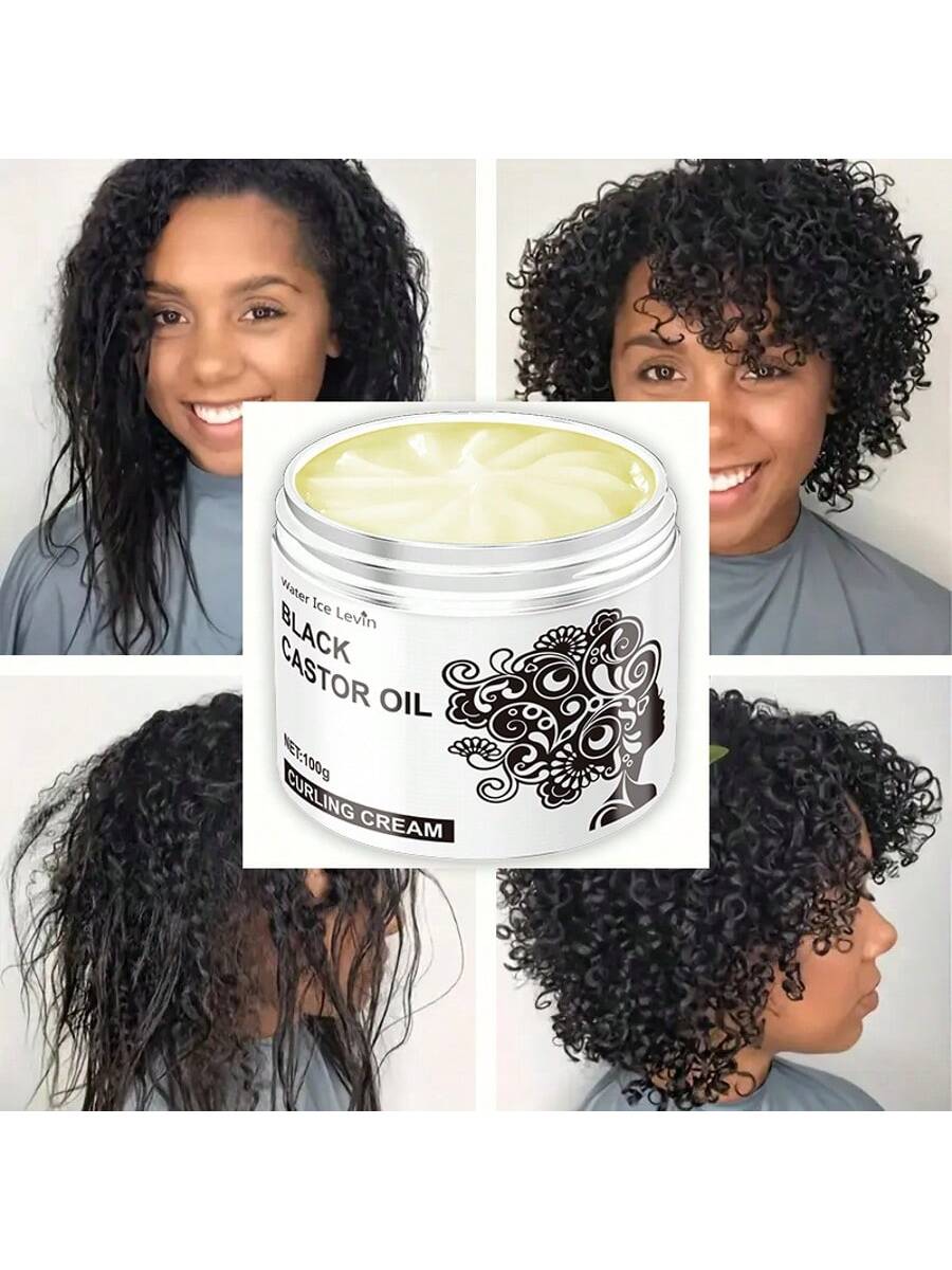 SHEIN Black Castor Oil Curl Cream