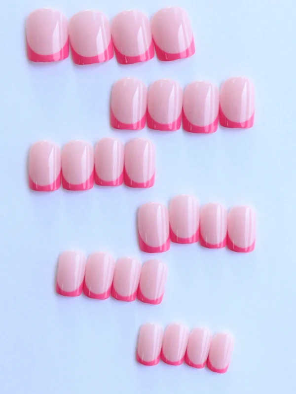 SHEIN French Short Square Press On Nails
