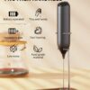 SHEIN CLITON 1PC Powerful Milk Frother For Coffee, Fast Handheld Drink Mixer