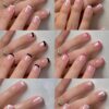 SHEIN French Short Square Press On Nails