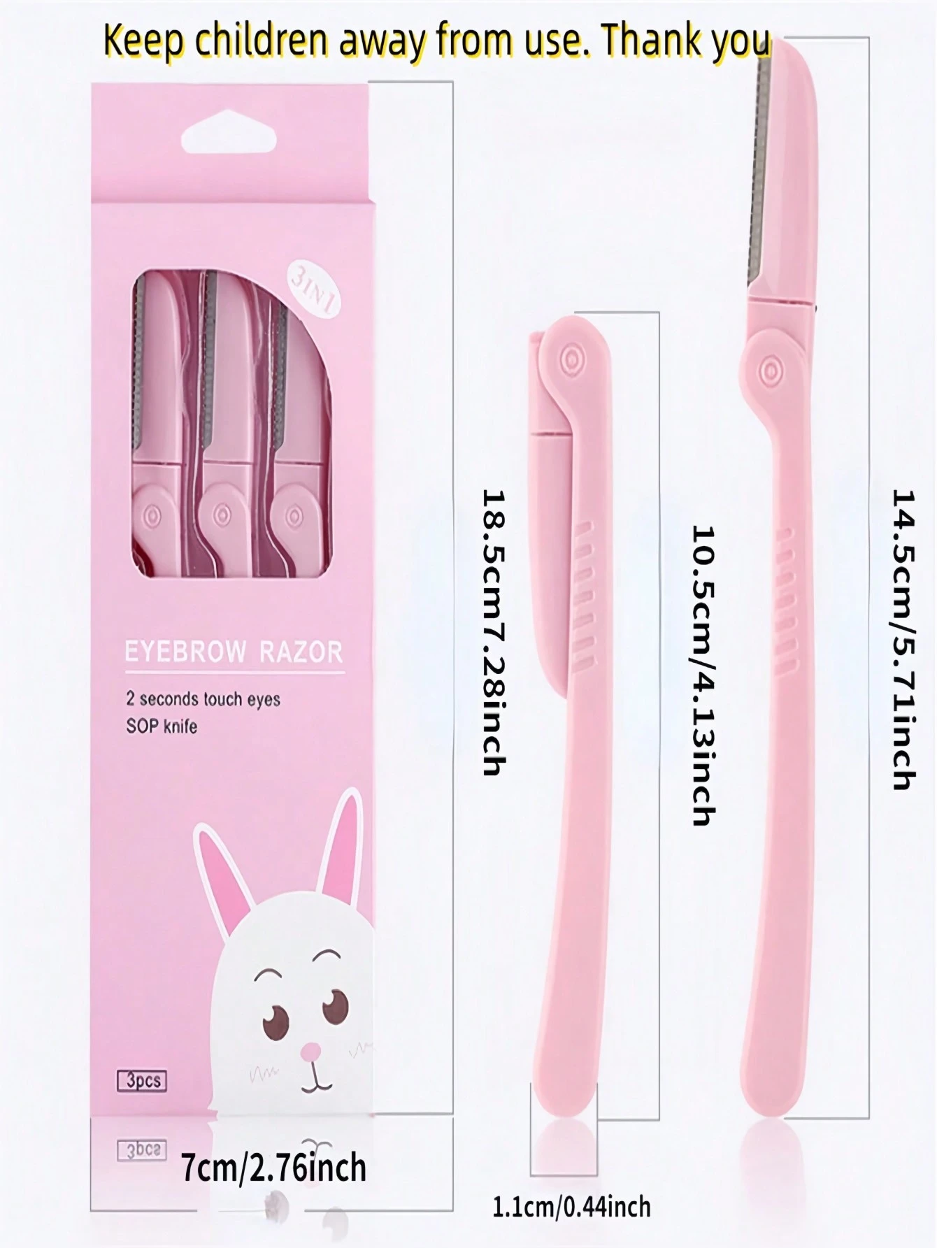 SHEIN Facial Care Hair Removal Tools Razor Eyebrow