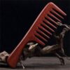 SHEIN Tooth Comb Red Sandalwood Comb