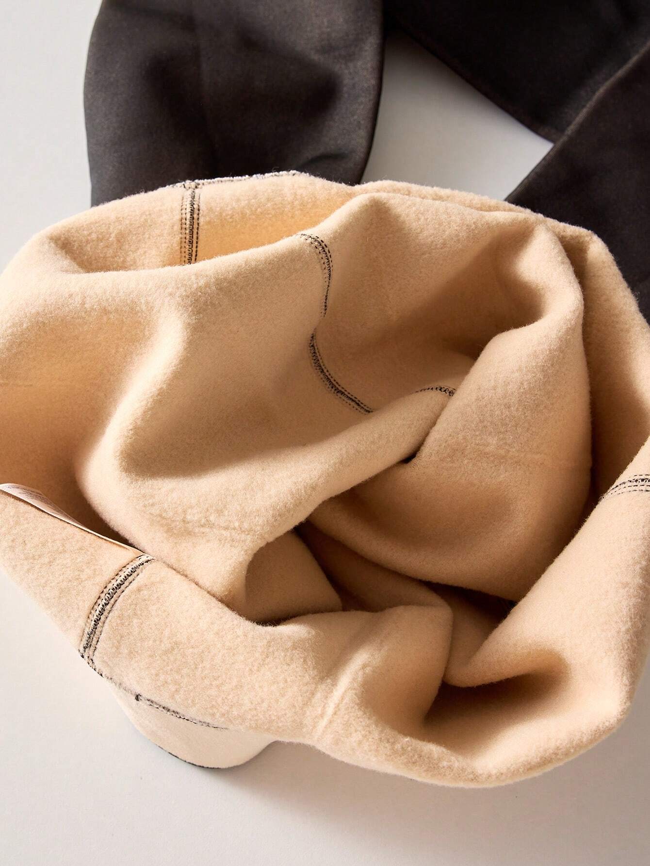 SHEIN Sexy Sheer Black Tights, Autumn/Winter Fleece Pantyhose