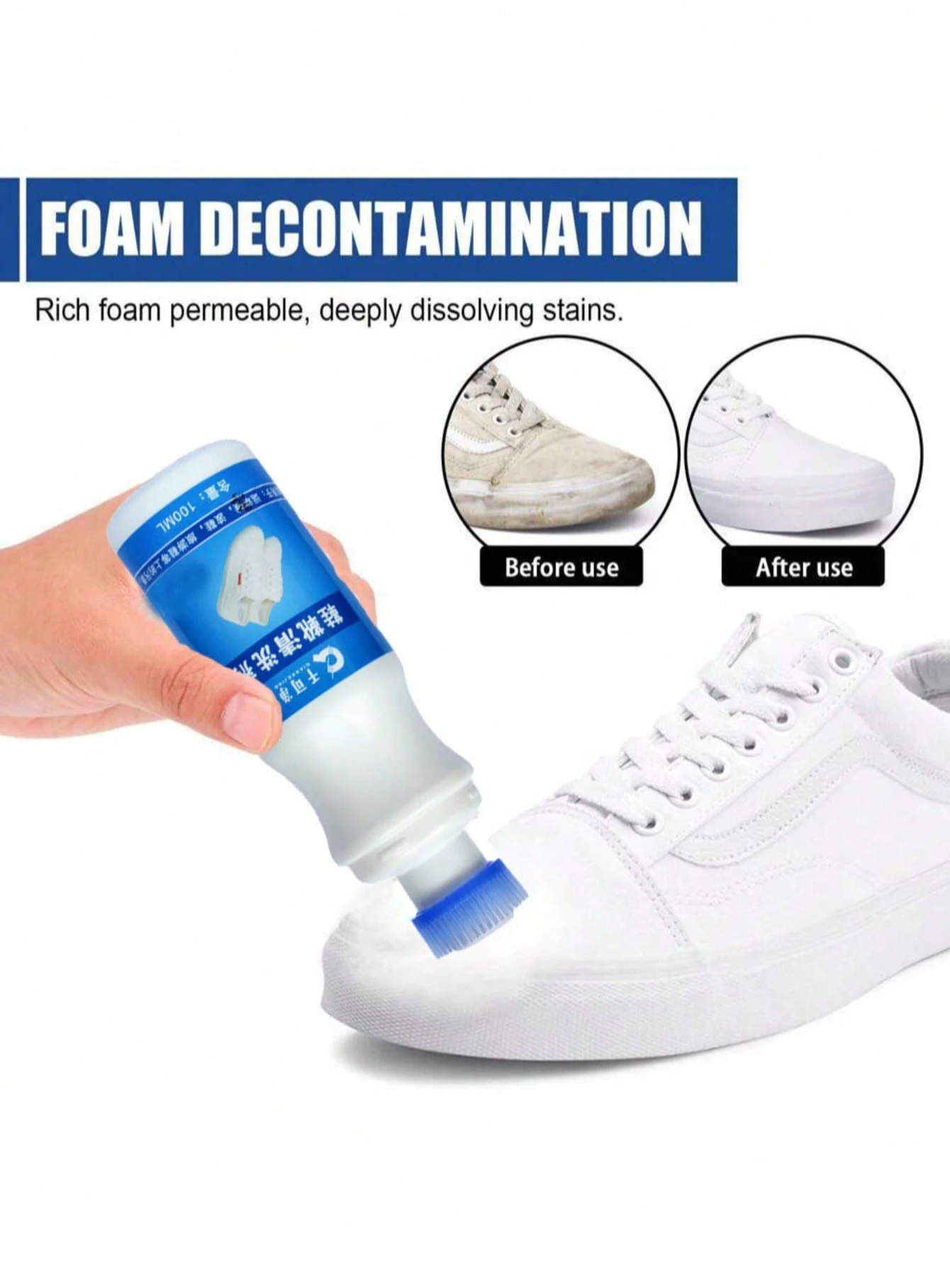 SHEIN No-Water Shoe Cleaner, Whitening & Cleaning