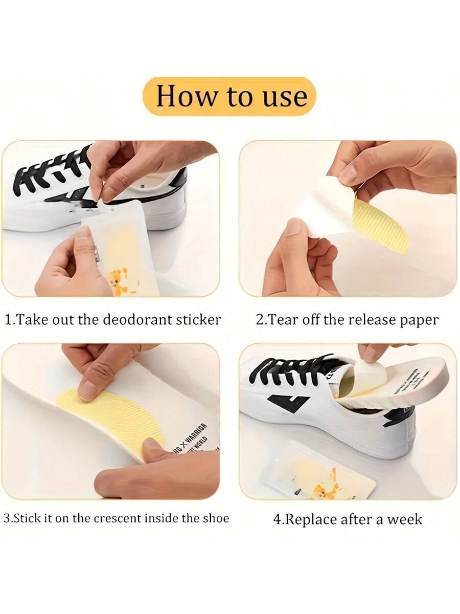 SHEIN Shoe Stickers Insoles Stickers For Sneakers And Casual Shoes