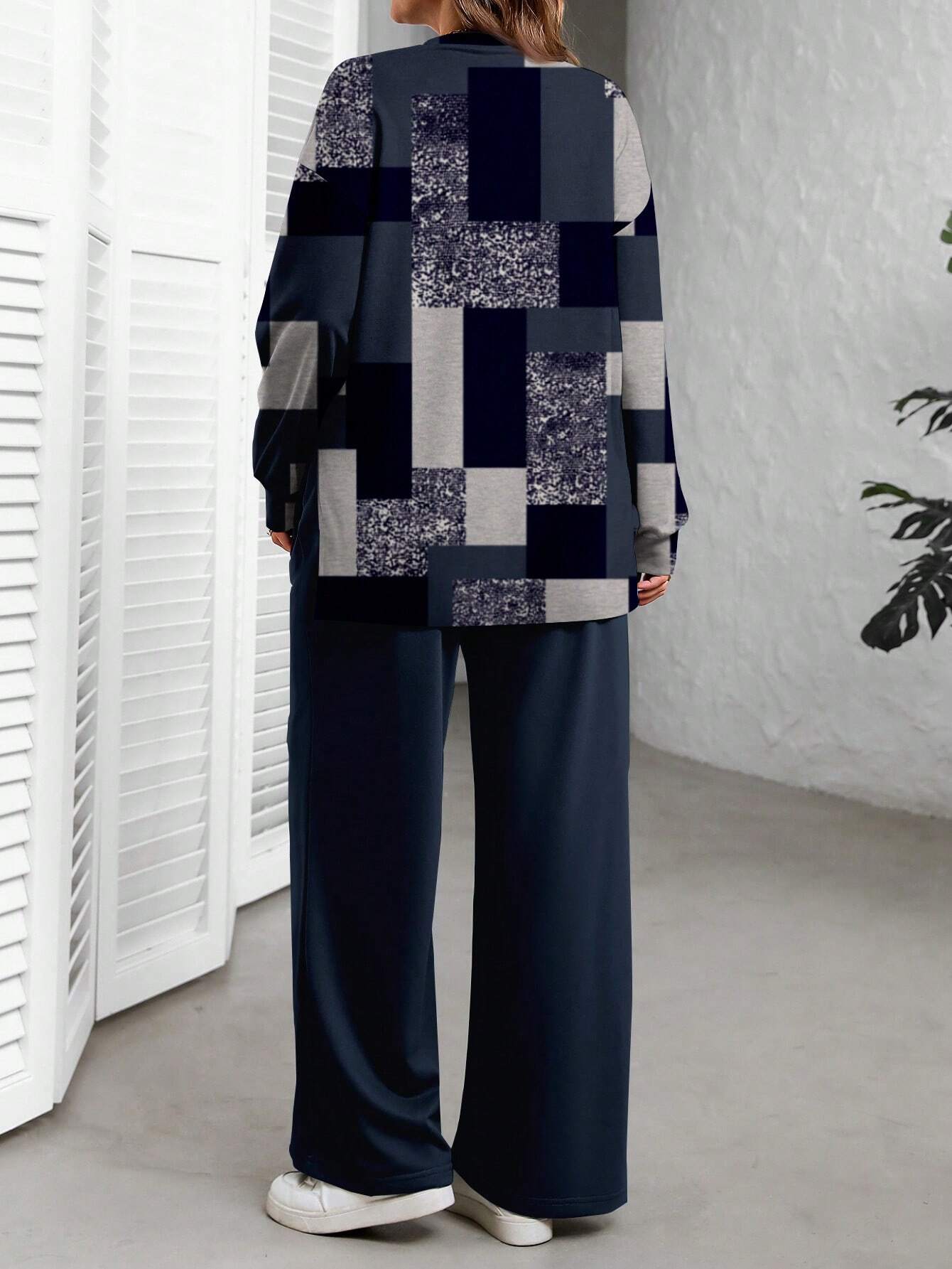 SHEIN EMERY ROSE 2pcs/Set Women Plus Size Casual