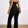SHEIN Elenzga Plus Size Strapless Jumpsuit