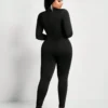 SHEIN Slaydiva New Sexy And Gorgeous Small Stand-Up Jumpsuit