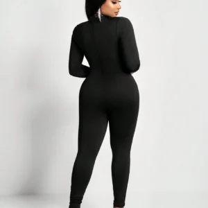 SHEIN Slaydiva New Sexy And Gorgeous Small Stand-Up Jumpsuit