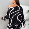 SHEIN Essnce Plus Size Women Sexy Dress