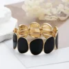 SHEIN Black Minimalist Chic Bracelet