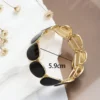 SHEIN Black Minimalist Chic Bracelet
