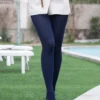 SHEIN Multi-Color Velvet Stretchy Tights, Vintage Velvet Leggings
