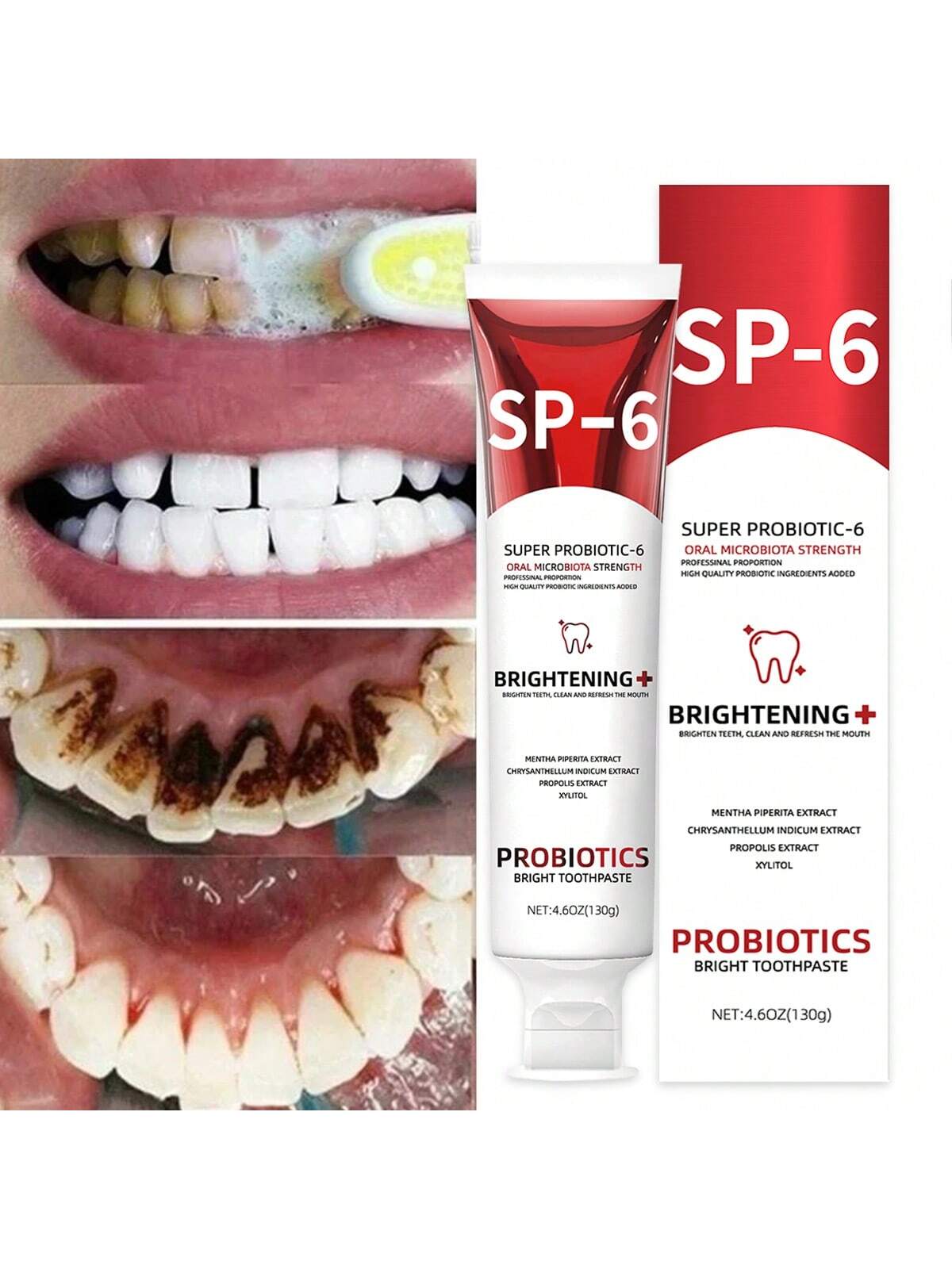 SHEIN BARUBT 1pc SP-6 Probiotic Toothpaste, Effective Teeth Whitening