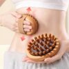 SHEIN Body Anti Cellulite Brush Soothing Wooden Essential Oil Spa Air Cushion Massage Hair