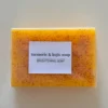 SHEIN Turmeric Lemon Kojic Acid Soap 100g, Suitable For Face Bath And Facial Soap