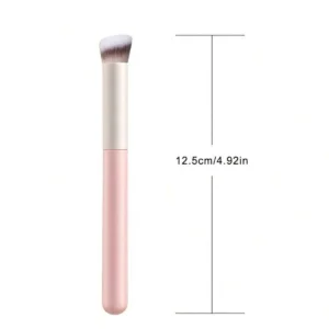 SHEIN 1pc Concealer Brush Mini Oblique Flat-Topped Kabuki Nose Contour Brush