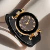 SHEIN Fashionable Round Quartz Watch