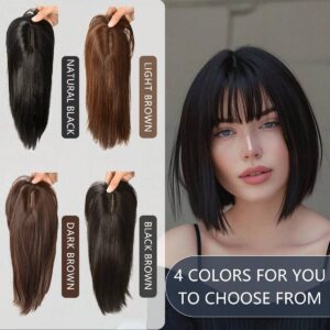 SHEIN Latest Women'S 3D Airflow Liuhai Wig Set, Artificial Hair, Top Encryption Hair