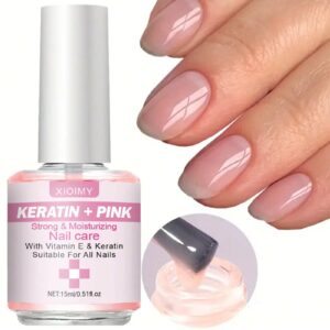 SHEIN Xioimy 15ml Natural Pink Keratin Nail Strengthener